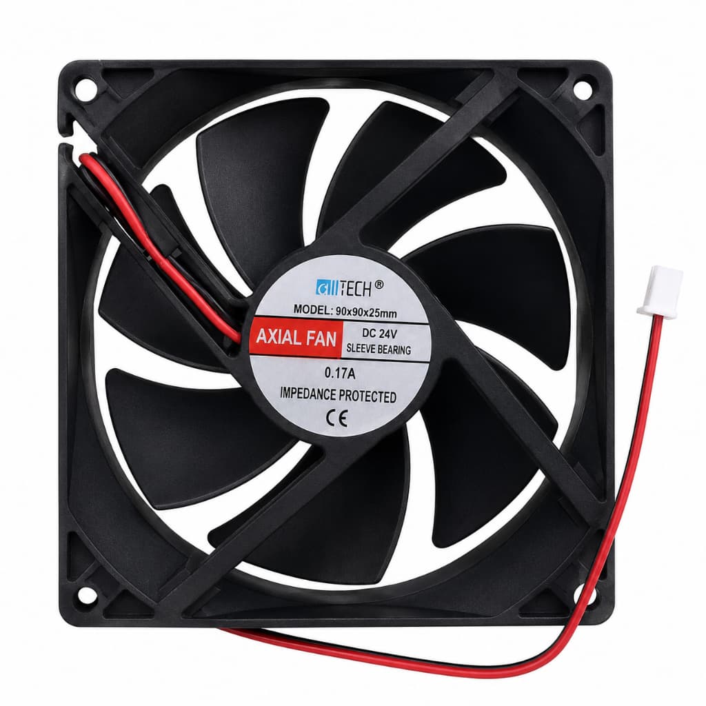 Micro Ventilador Ventoinha Cooler Fan 90x90x25 90mm 9cm 24v