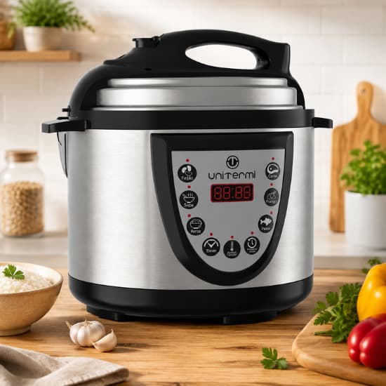 Panela de Pressão Elétrica faz tudo 4 Litros Digital 220v 10 Funções Timer Cozimento Rápido 800W
