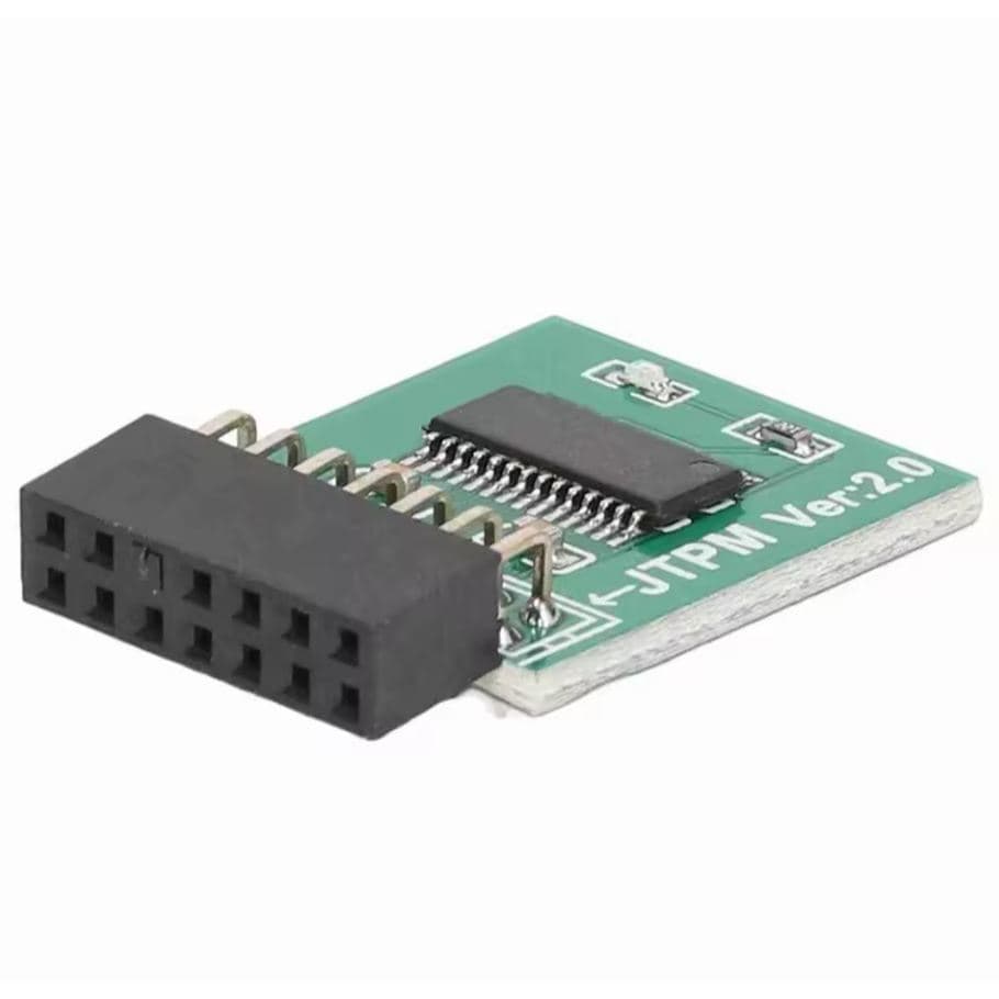 Módulo TPM 2.0 MSI com Criptografia Forte, Interface LPC de 14 Pinos, Placa de Módulo TPM para Win11 Verde