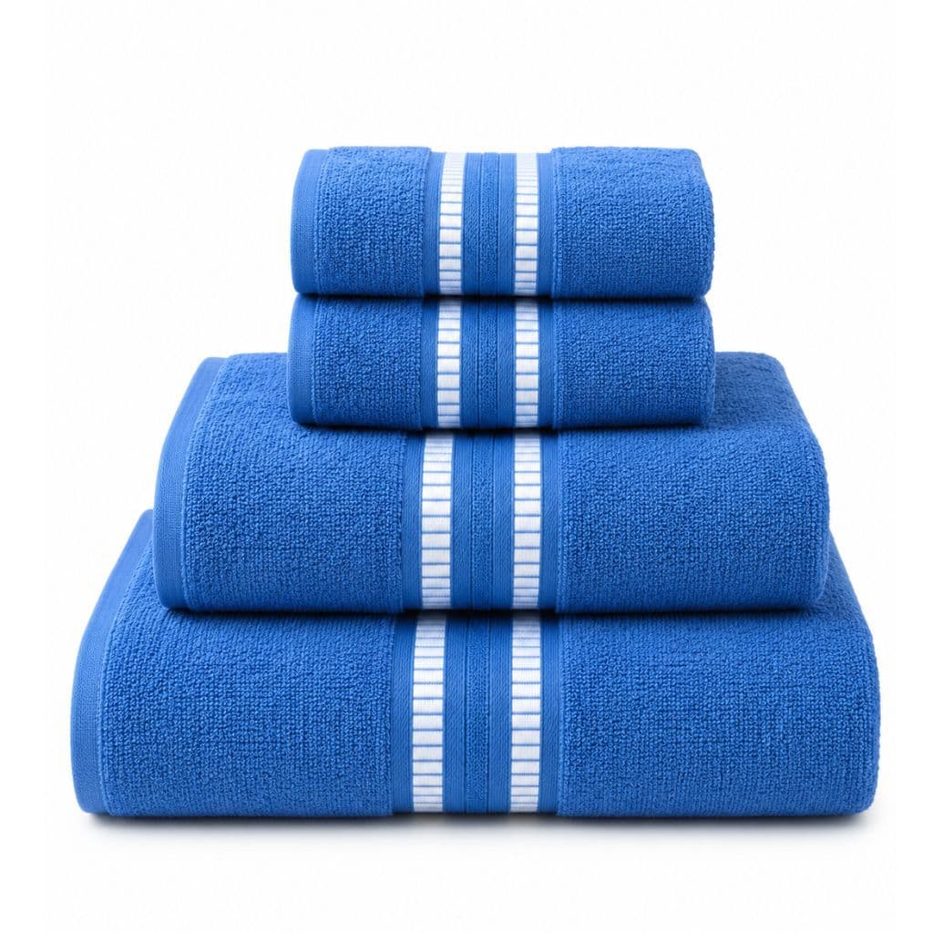 Jogo de Toalha de Banho 4 Peças 100% Algodão Premium Macia Excelente Absorção Felpuda Kit Toalhas Grossas