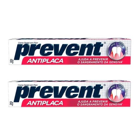 Kit 2 Creme Dental Prevent Antiplaca 90g Original