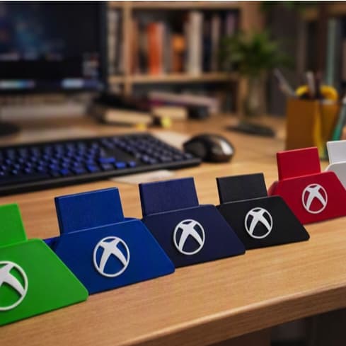 Suporte de Controle Xbox One e Series Organizador Gamer Resistente Anti Derrapante Logo Vazado Presente Dia dos Pais
