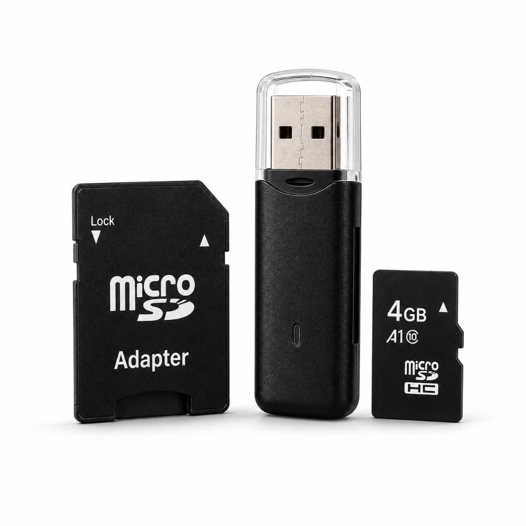 Cartão Memória Micro SD 4GB 8GB 16GB Para Celular Câmera USB Kit