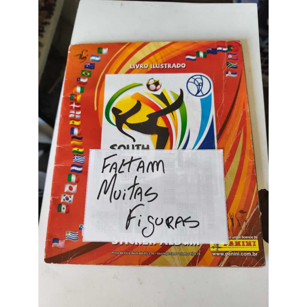 Álbum De Figurinhas Copa 2010 África Do Sul Panini (Incompleto)