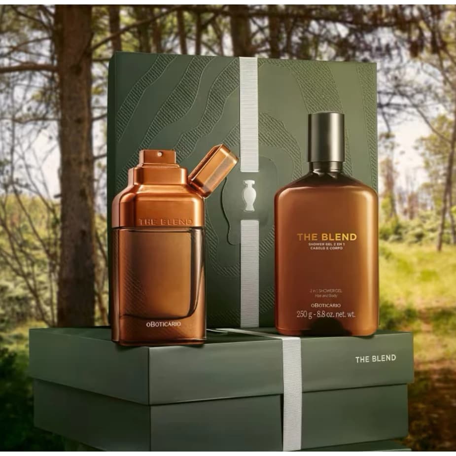 The Blend Eau de Parfum 100ml Tradicional; Perfume Masculino Kit dia dos Pais original Boticário