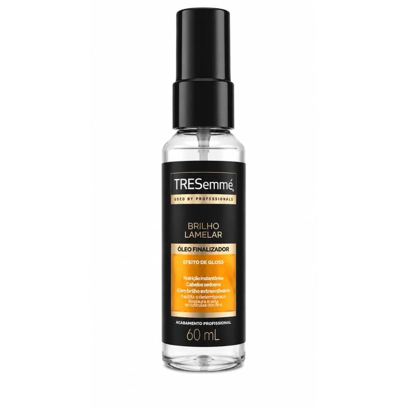Óleo Finalizador TRESemmé Brilho Lamelar 60ml | Efeito Gloss | Nutrição e Controle do Frizz