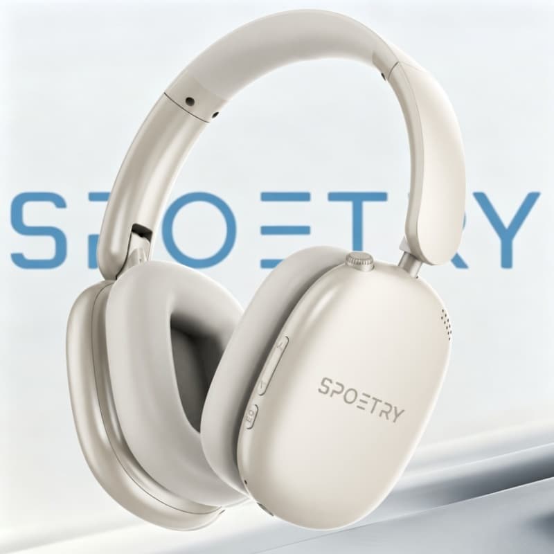 Fone De Ouvido Sem Fio Dobrável Bluetooth 5.3 ANC Cancelamento De Ruído Som Hifi Alta Qualidade