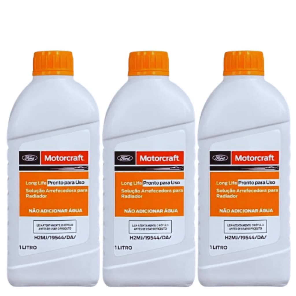 Kit 3 Aditivo para Radiador Long Life Pronto para Uso Motocraft 1L