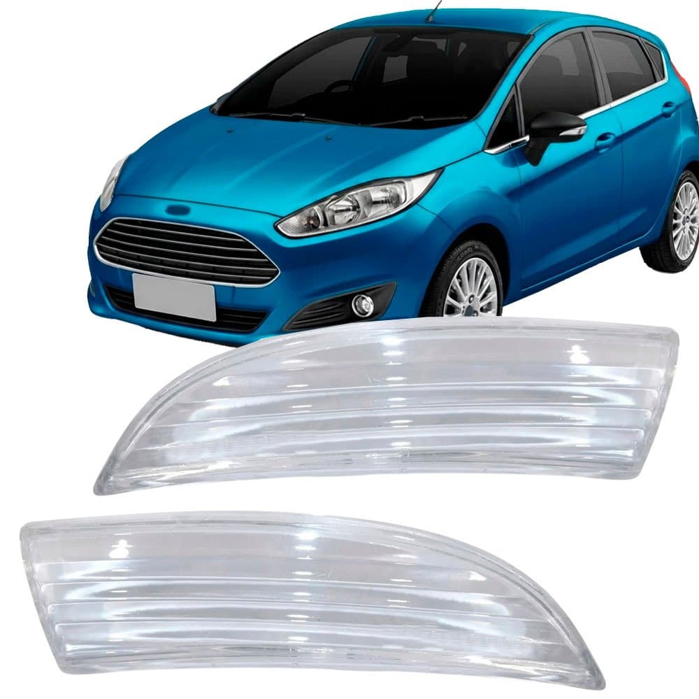 Par Lente Pisca Seta Retrovisor New Fiesta 2013 a 2016