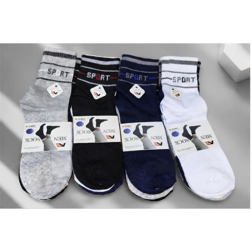 12 pares de meias Masculinas Cano Médio 38-46 com Toque Macio