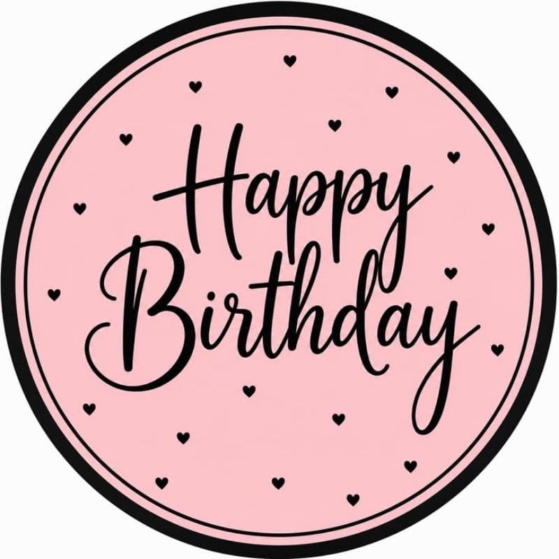 capa para painel happy birthday 50x50cm
