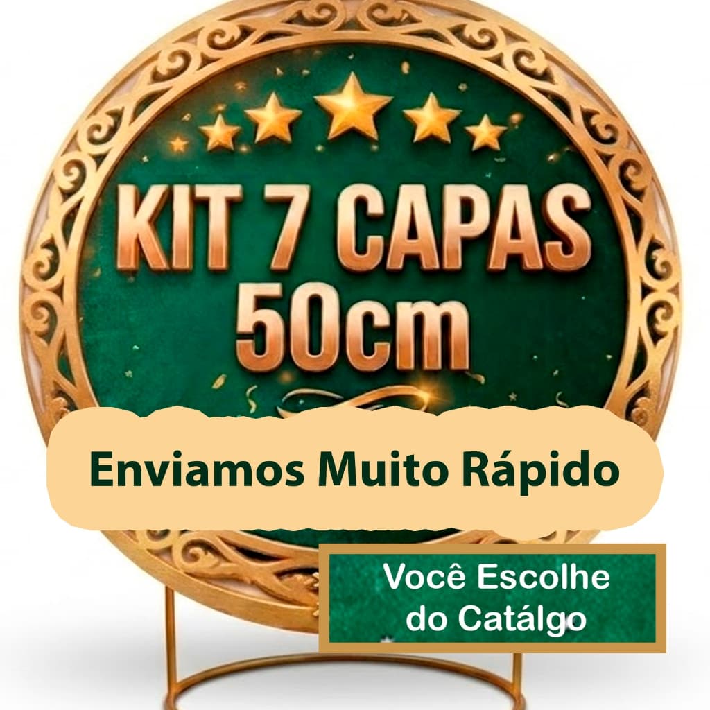 Kit 7 Painéis de Mesa de 50cm Sublimação - Vc Escolhe do Catálogo e nós Enviamos no Mesmo Dia