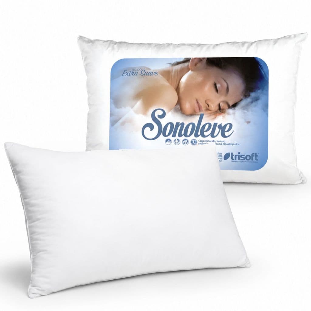 Travesseiro sonoleve Premium Trisoft extra suave envio já