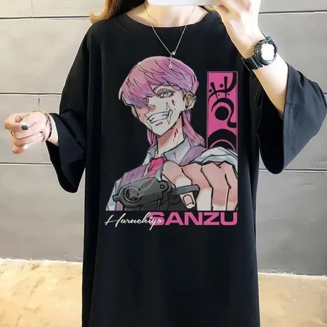 Camiseta Basica Camisa Haruchiyo Sanzu armed Tokyo Revenger Anime Japones Unissex Malha Premium Exclusivo Verao 2024