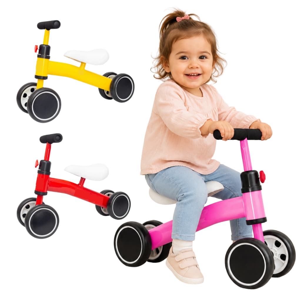 Bicicleta Infantil Sem Pedais Andador Quadriciclo Para Crianças Presente dia das crianças