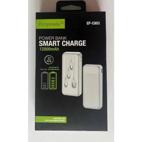 Powerbank Smart Charge Ecopower 12000mah Ep-c803