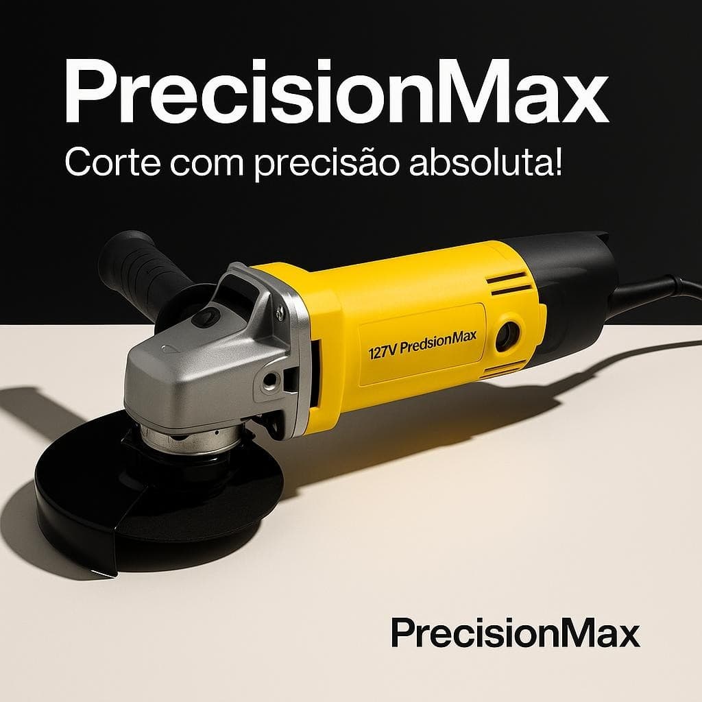 PrecisionMax — A esmerilhadeira que transforma seus projetos em realidade