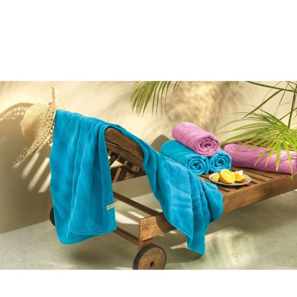 Toalha de Praia e Piscina Grande Karsten Maré 100% Algodão