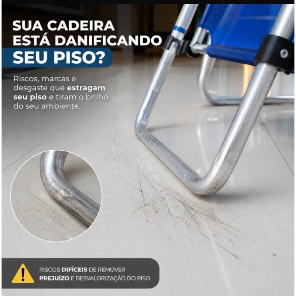 Cargolock Pezinho de cadeira de praia e Varal, contem 4 unidades somente na cor preta.