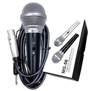 Microfone Profissional Com fio 3M Dinâmico MS-56