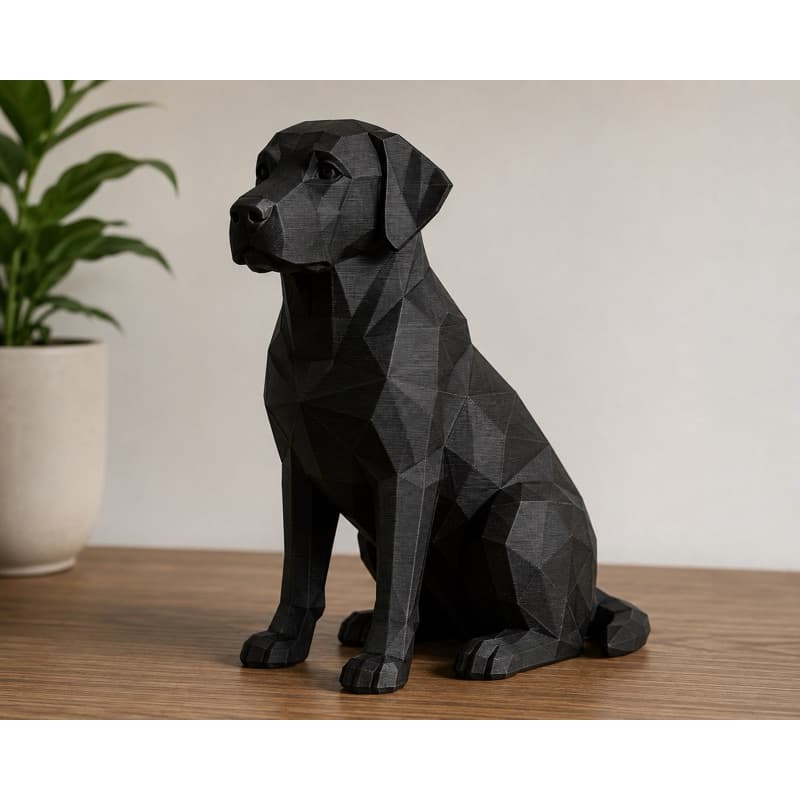 Cachorro Decorativo Impresso em 3D PLA – Miniatura Sob Encomenda