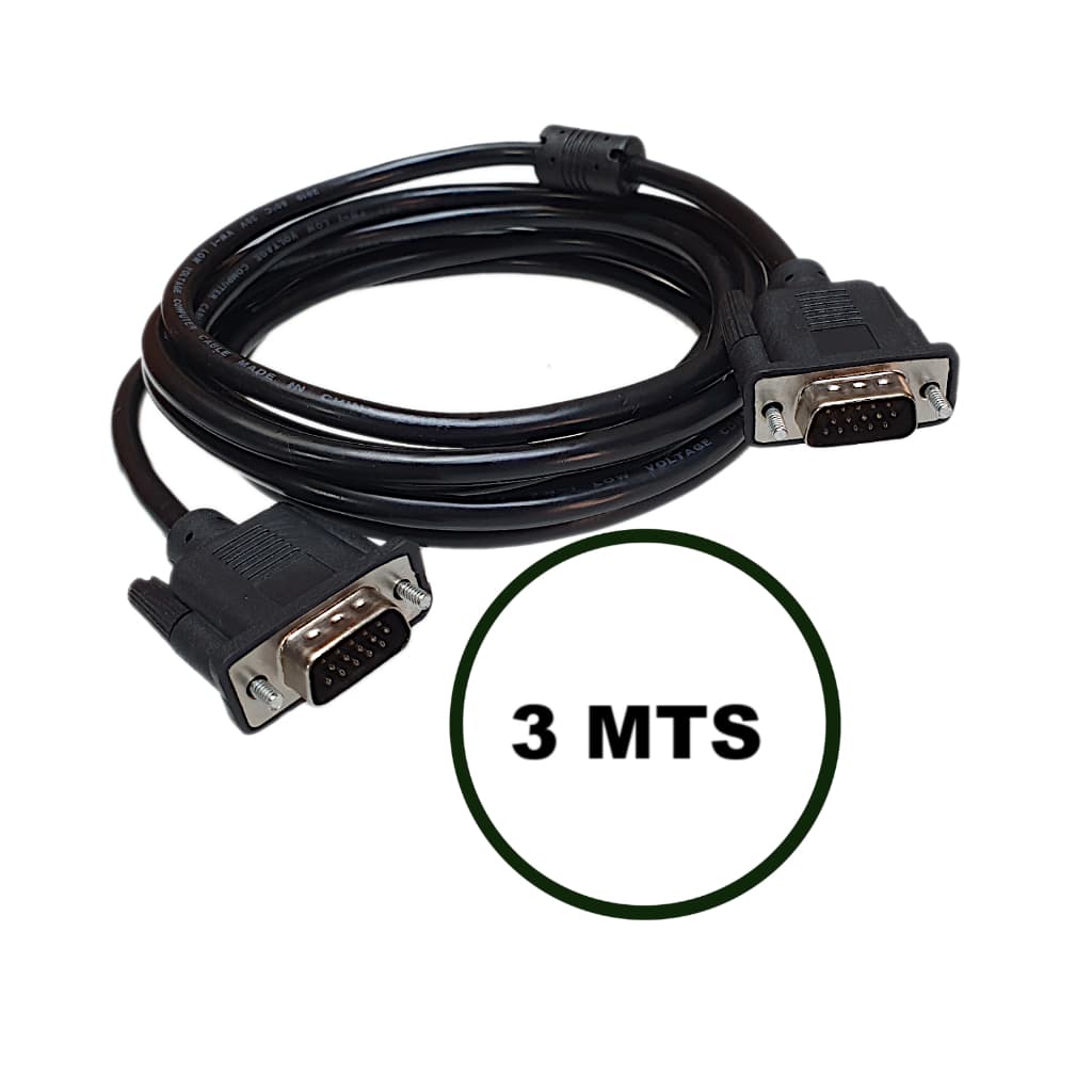 Cabo de Vídeo Vga / Vga 3 Metros