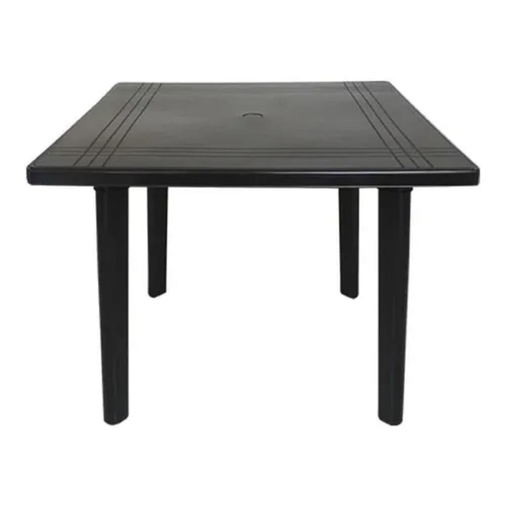 Mesa Desmontavel De Plástico Reforçado Com Furo Para Guarda Sol