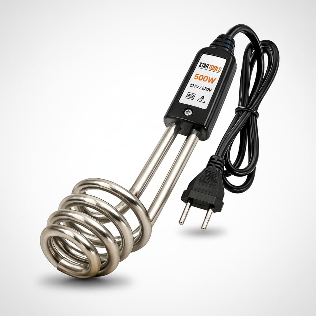 Ebulidor Fervedor Eletrico 127V 220V Portatil Rabo Quente Mergulhao Domestico Ferve Agua Liquido