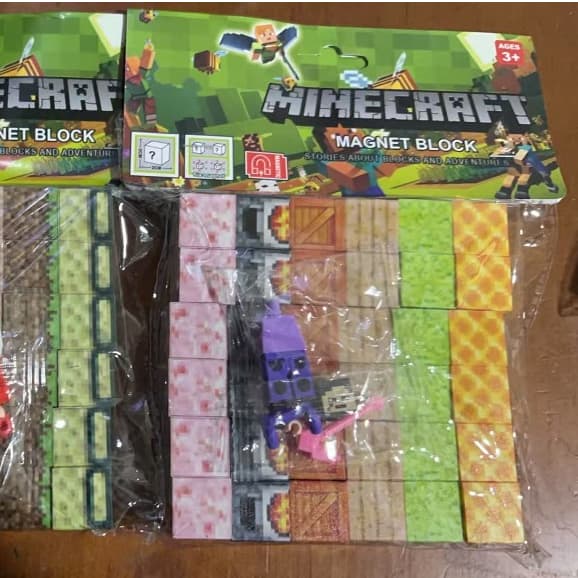 Brinquedo Blocos Magnéticos 36/56 Peças Cubos de Montar Educativo Infantil