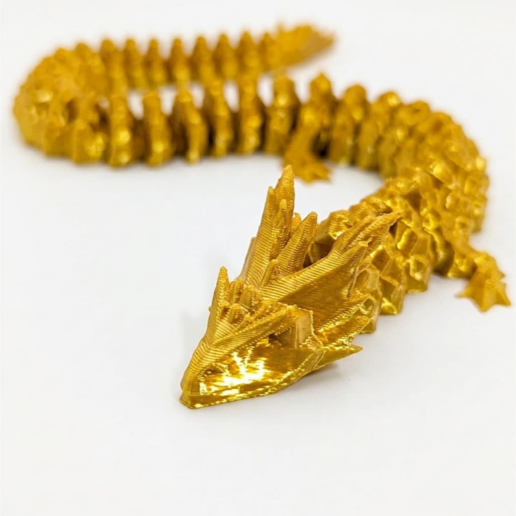 Dragão De Crystal Articulado 3d Fidget Toy