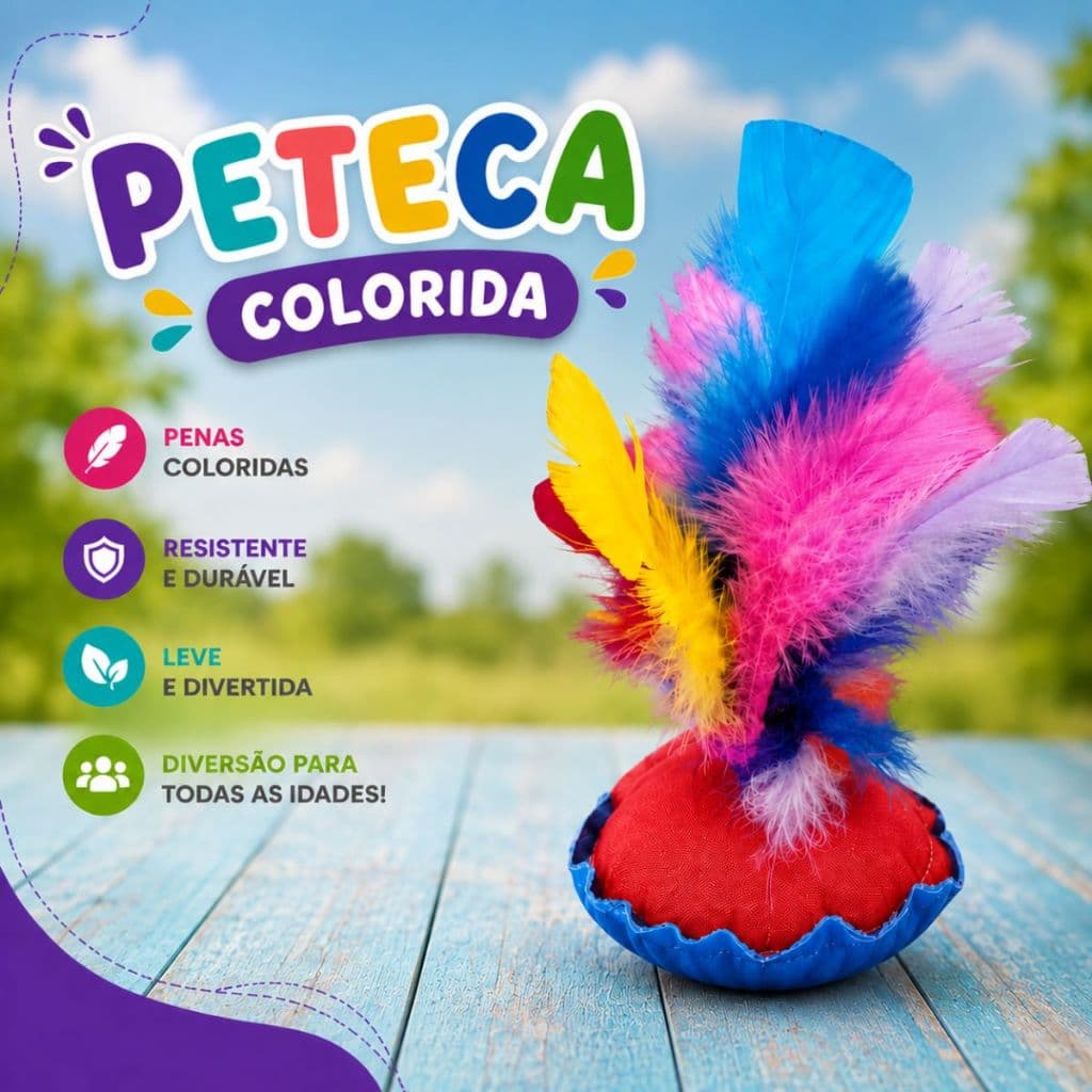 40 Peteca Infantil Pro Prendas Brinquedo Dia das Crianças Aniversário Envio Imediato Top