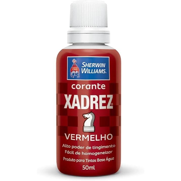 CORANTE XADREZ VERMELHO