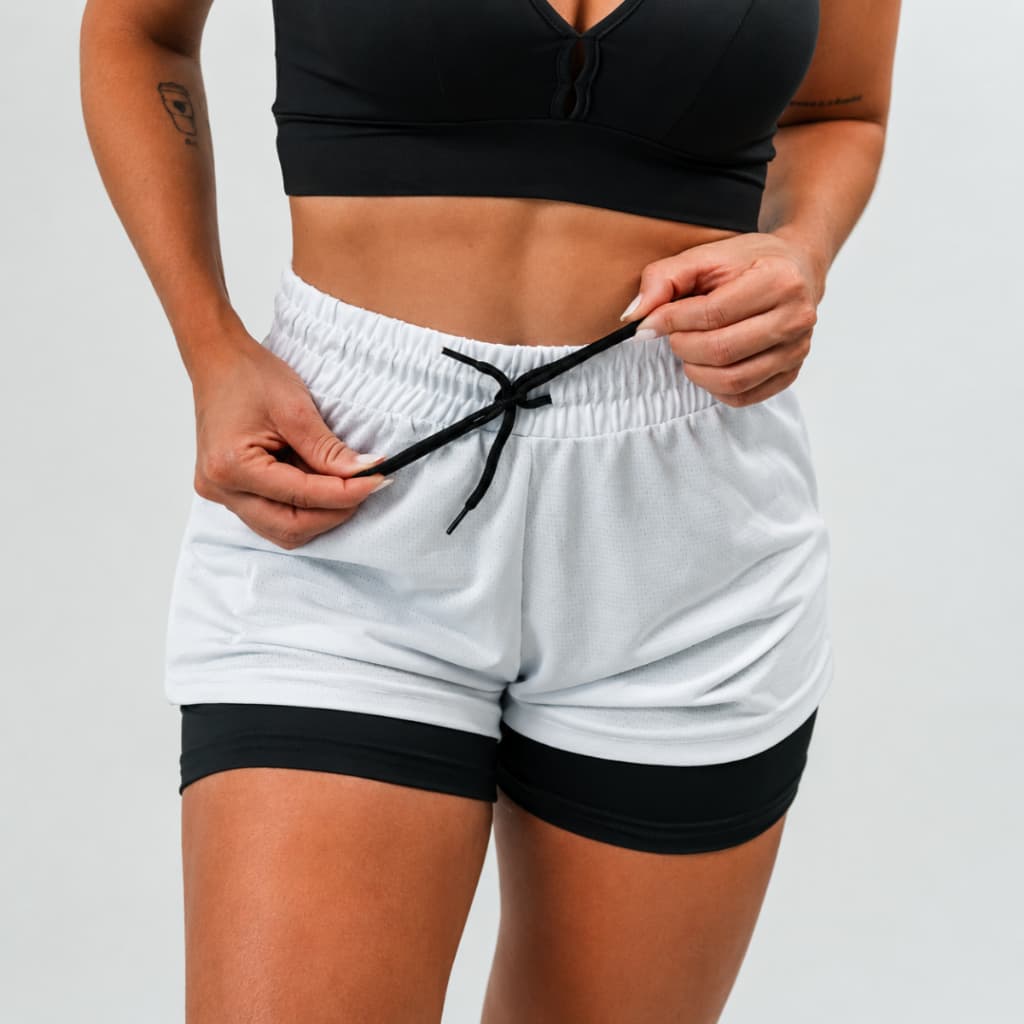 Short Feminino Fitness Bolso Interno Compressão Dry Fit Roupa Academia Treino Promoção