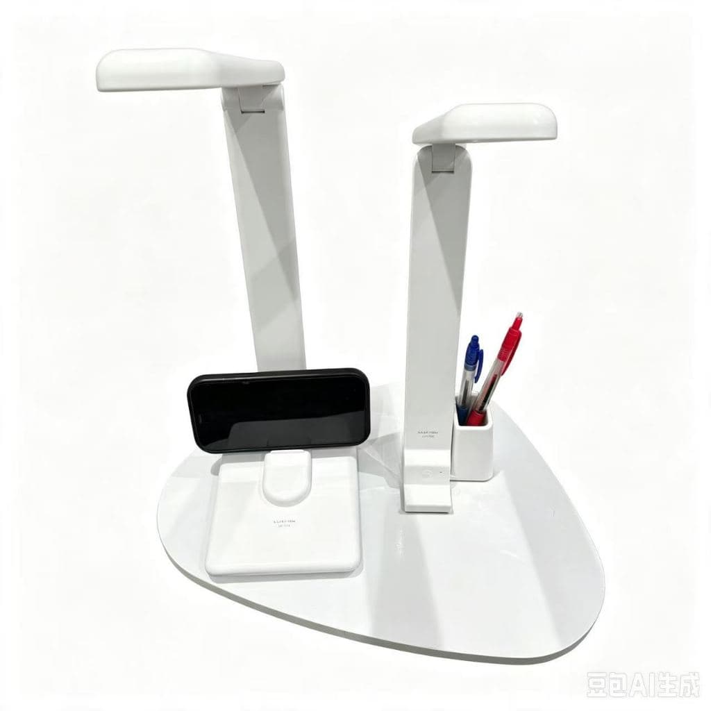 Luminária de Mesa LED Leitura Ajustável Recarregável 3 Modos