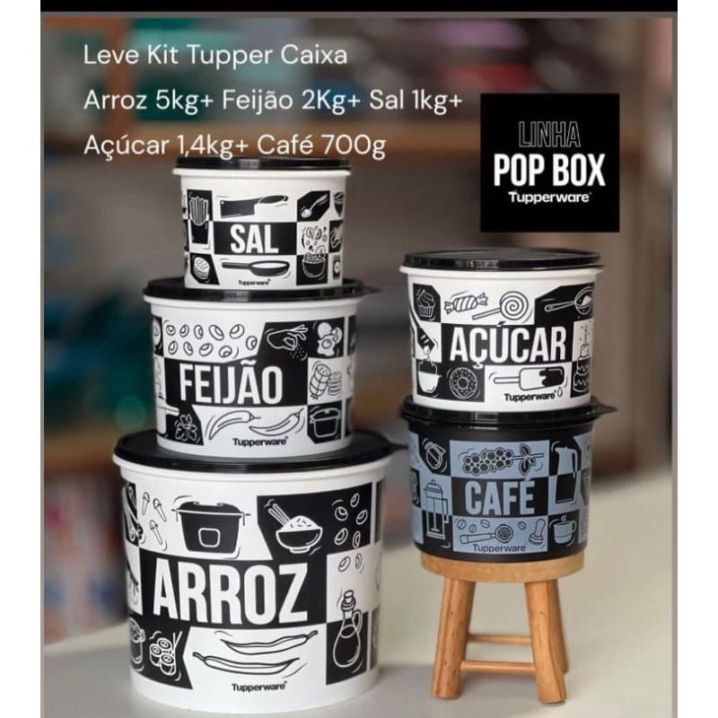 Kit mantimentos Tupperware