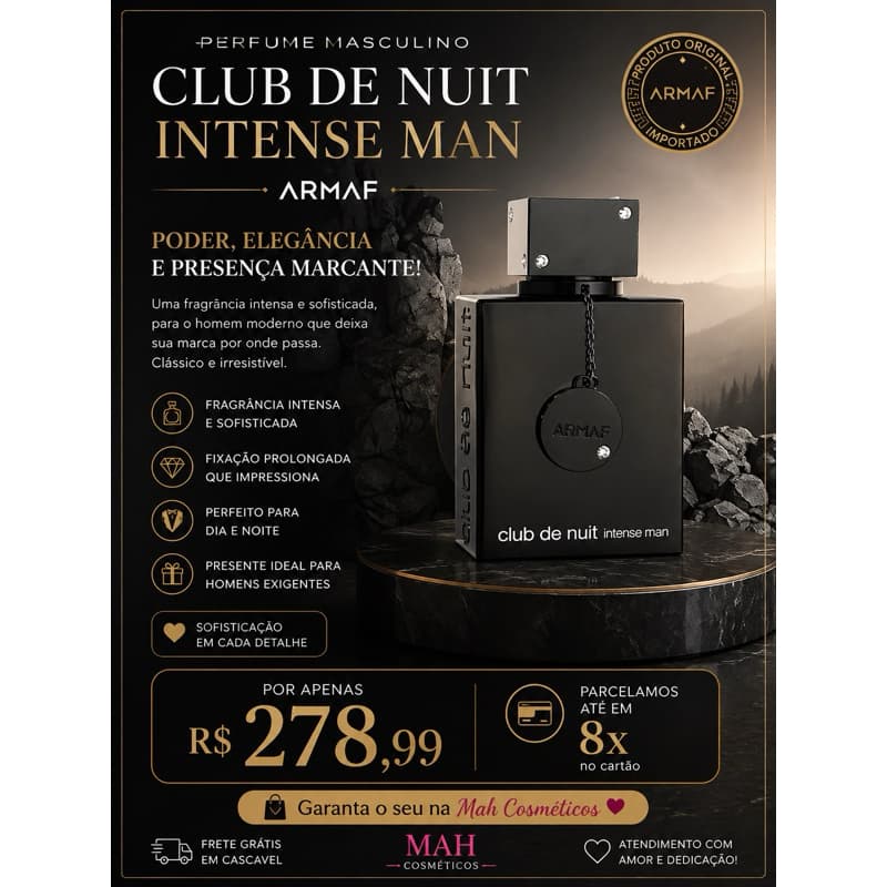 Perfume  Armaf Club De Nuit Intense masculino