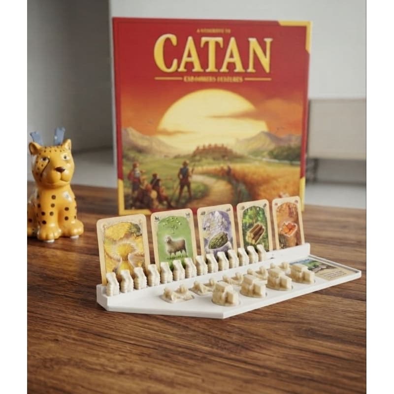 Organizador De Jogo Catan Suporte De Peças Porta Cartas Tabuleiro Acessórios Catan Estratégia Jogos De Tabuleiro Pro Box