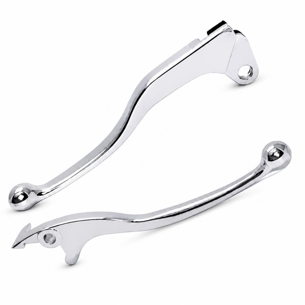 Par Manetes Freio Embreagem Yamaha Fazer 250 Lander Tenere Factor 150 YBR Crosser Cromado Polido