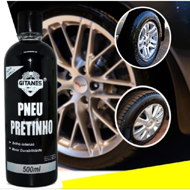 Pretinho limpa pneus automotivo Gitanes 500ml