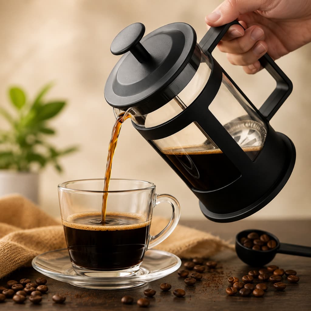 Cafeteira Francesa 600ml Prensa Café Filtro Manual