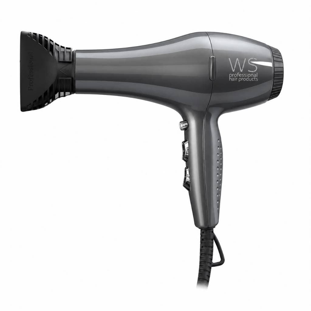 Secador Profissional Ws Super Liss Turbo 2800w  Motor Brushless Cinza/chumbo 220v escovação, modelagem e finalização