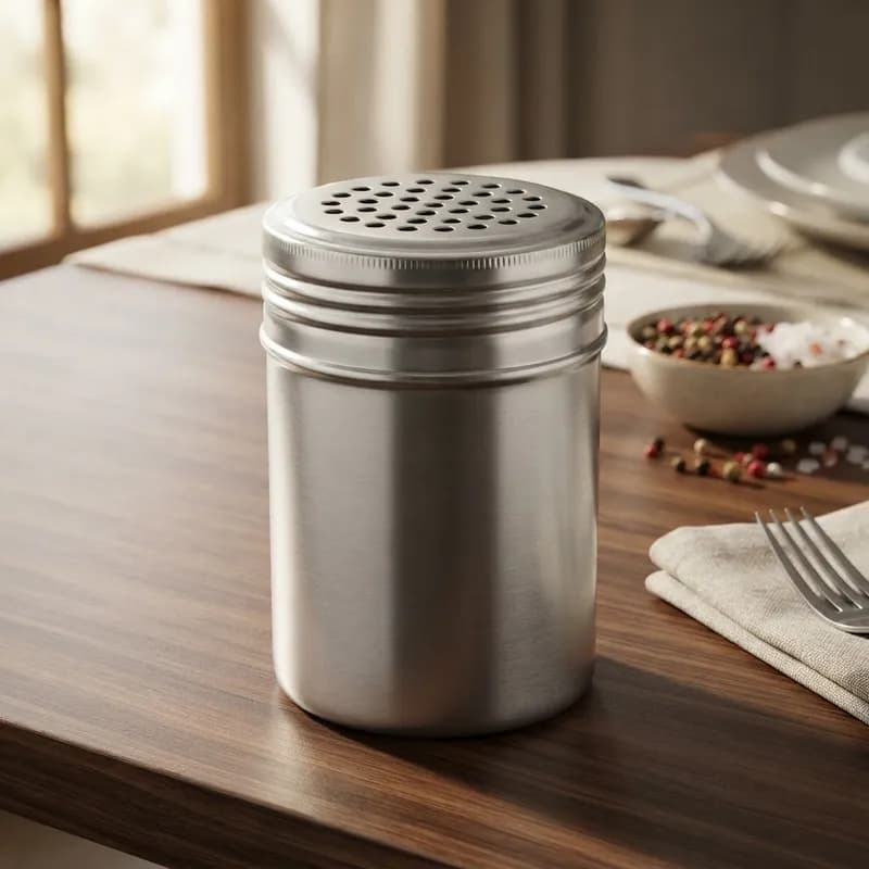 Porta Condimento Pimenteiro De Inox Restaurante Profissional 230ml