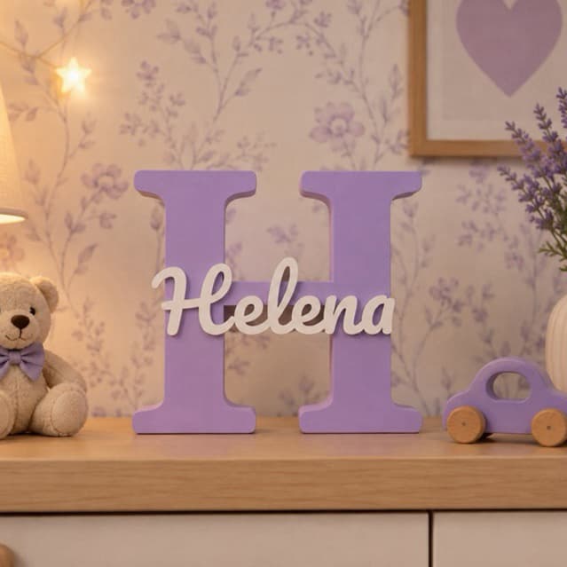 Letreiro Personalizado com Nome – Decoração Quarto de Bebê, Infantil e Maternidade| Quarto de criança | recém nascido
