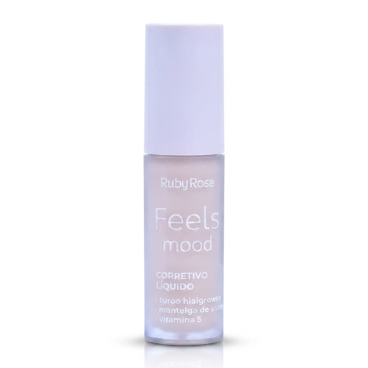 Corretivo Líquido Mood Ruby Rose 6 4ml C00 cobertura uniforme acabamento natural aplicador prático