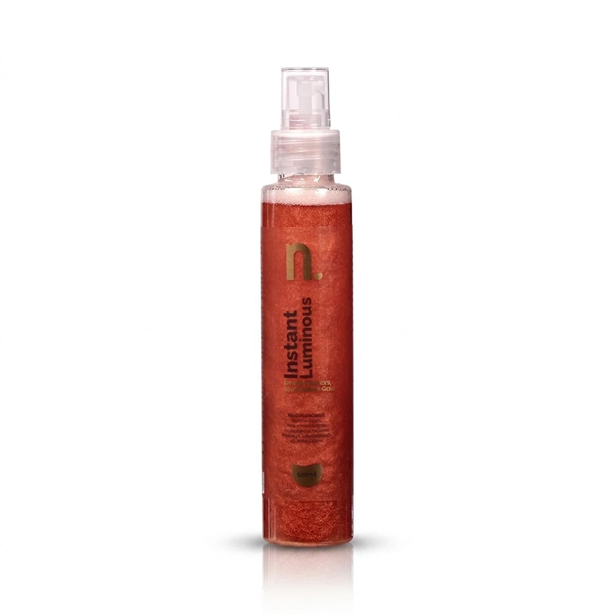 Bruma Facial Nina Bruma Instant Luminous Gold Efeito Iluminado Pele Radiante Hidratada Acabamento