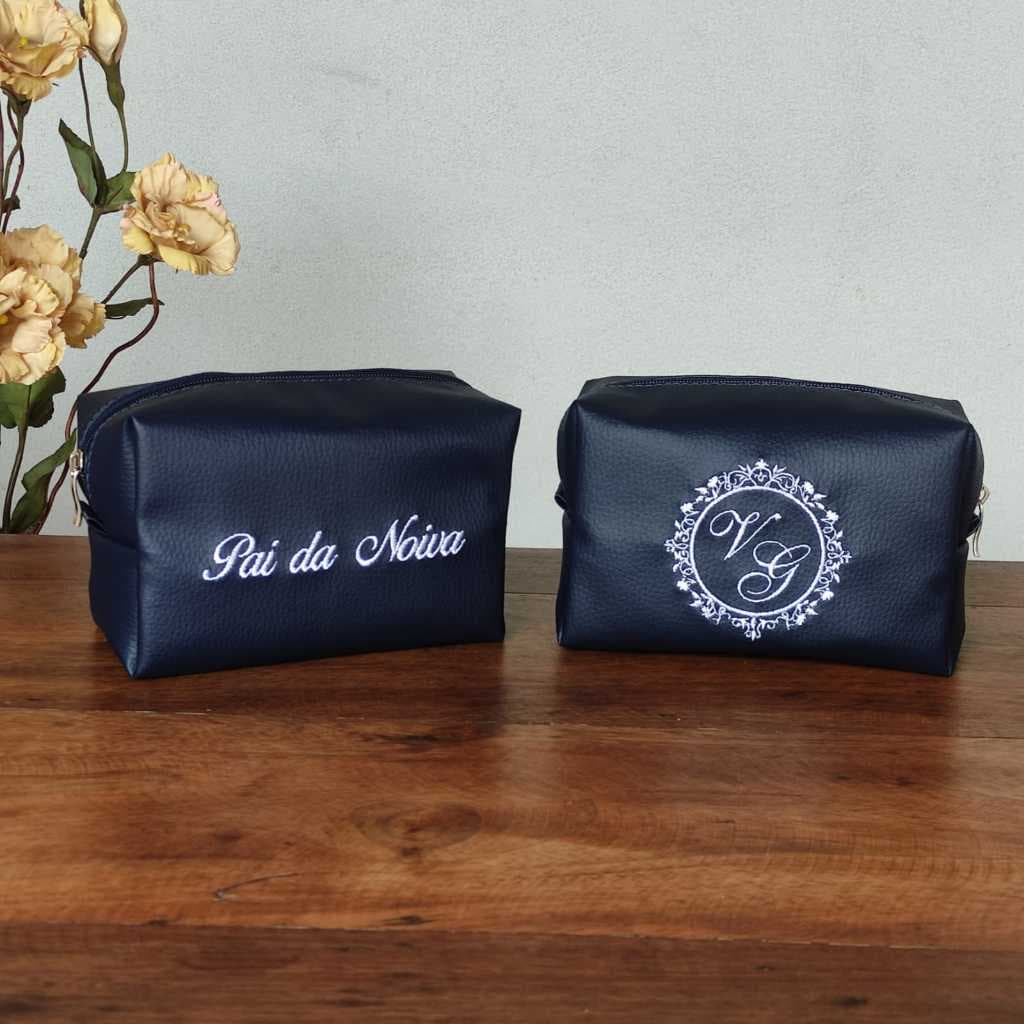 Kit 2 Necessaires Personalizadas dois lados