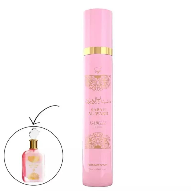 Body Splash Sabah Al Ward Sugar Isabelle La Belle 300ml Doce