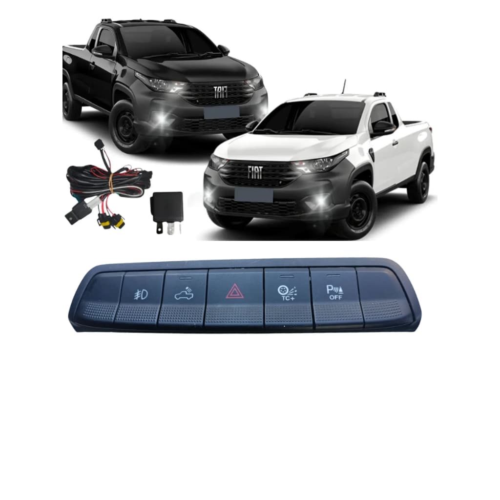 Botao Interruptor Auxiliar Strada Freedom 2024 2025 2026 2027 (Usado)