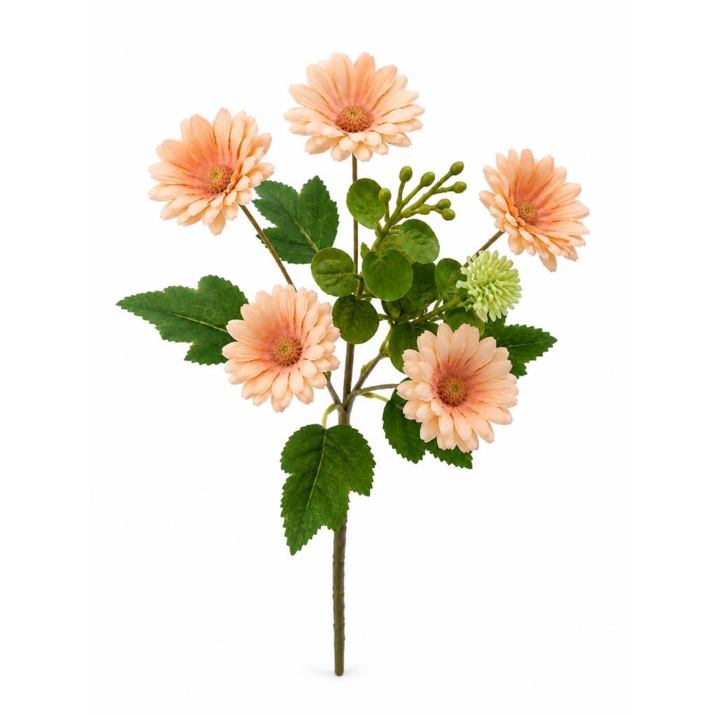 Buque Mini Margarida Artificial Permanente Arranjo Decoração