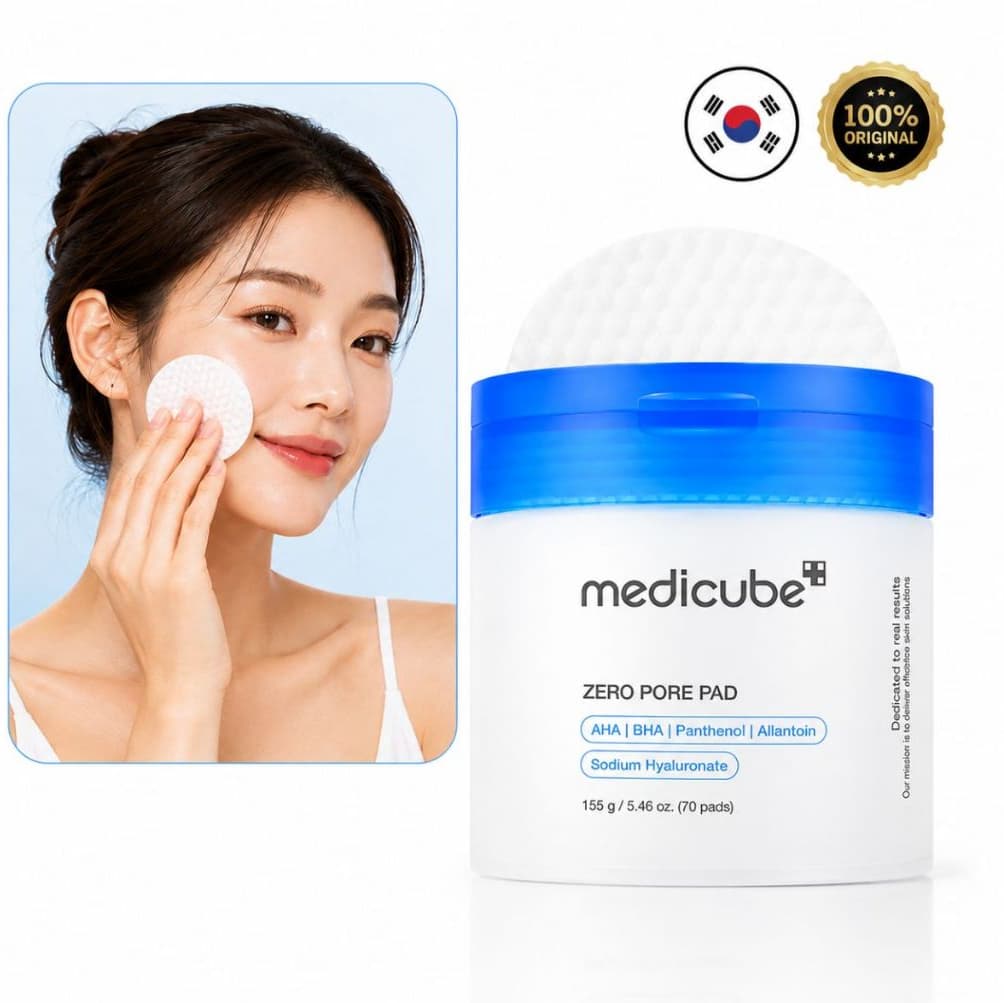 Medicube Zero Pore Pad 70 Pads Tonico Facial Esfoliante Skincare Coreano Original